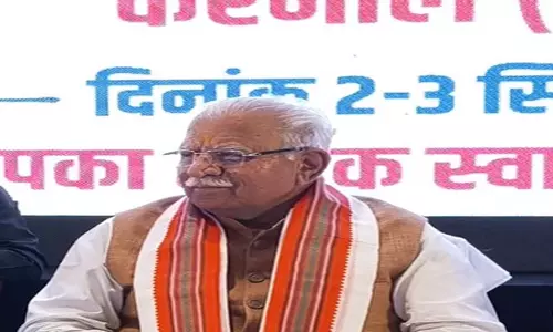 मनोहर लाल ने गुरुग्राम जलभराव पर चिंता जताई, पंजाब-जम्मू को 5-5 करोड़ सहायता का ऐलान