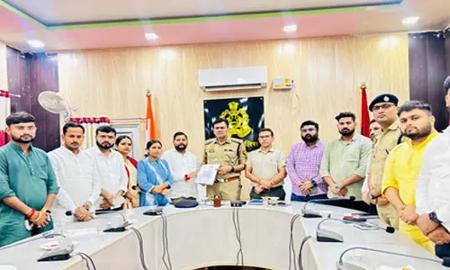 लाठीचार्ज मामले में ABVP के प्रतिनिधिमंडल जांच अधिकारी से मिले