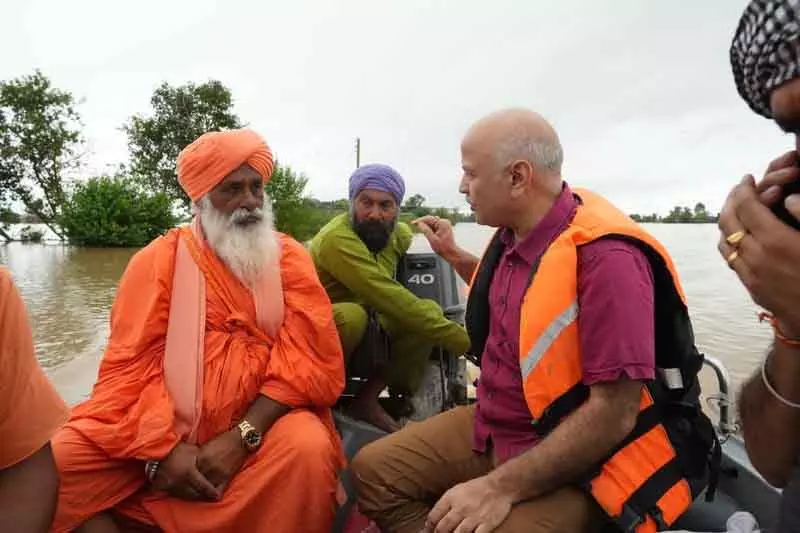 पार्टी और पंजाब सरकार बाढ़ के बाद की स्थिति से निपटने के लिए पूरी तरह तैयार: Manish Sisodia पार्टी और पंजाब सरकार बाढ़ के बाद की स्थिति से निपटने के लिए पूरी तरह तैयार: Manish Sisodia