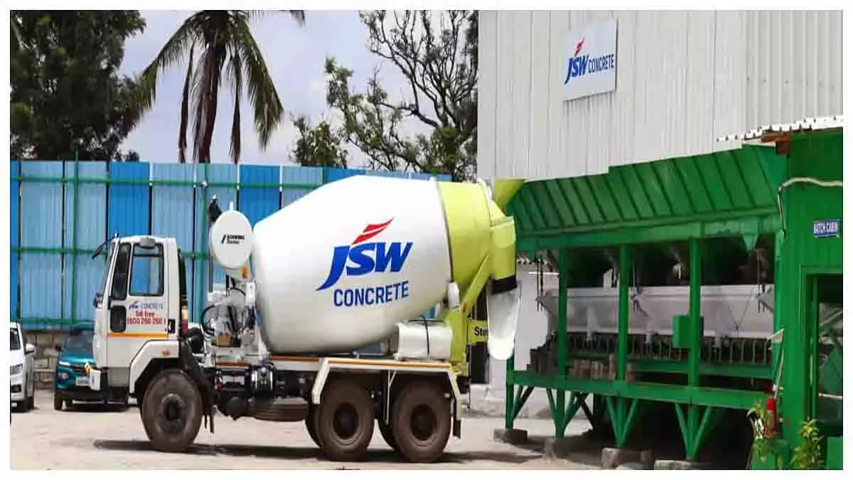 असाधारण मदों और करों के बाद भी JSW सीमेंट का मुनाफा उछला असाधारण मदों और करों के बाद भी JSW सीमेंट का मुनाफा उछला
