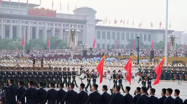 China की द्वितीय विश्व युद्ध विजय परेड का आधार भारत China की द्वितीय विश्व युद्ध विजय परेड का आधार भारत