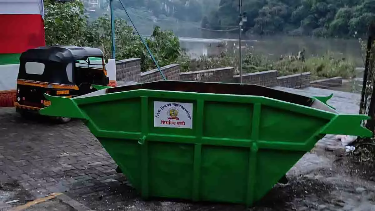 गणेशोत्सव में 7 दिन में 52 टन निर्माल्य एकत्र: PCMC गणेशोत्सव में 7 दिन में 52 टन निर्माल्य एकत्र: PCMC