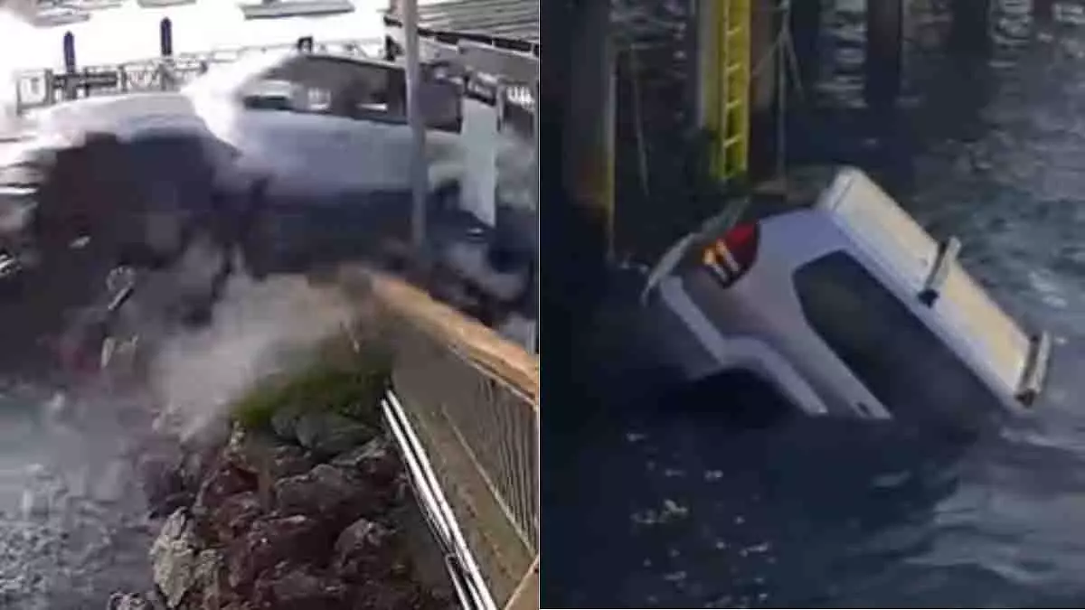 New Zealand: नशे में धुत 73 वर्षीय महिला ने SUV पानी में गिराई New Zealand: नशे में धुत 73 वर्षीय महिला ने SUV पानी में गिराई