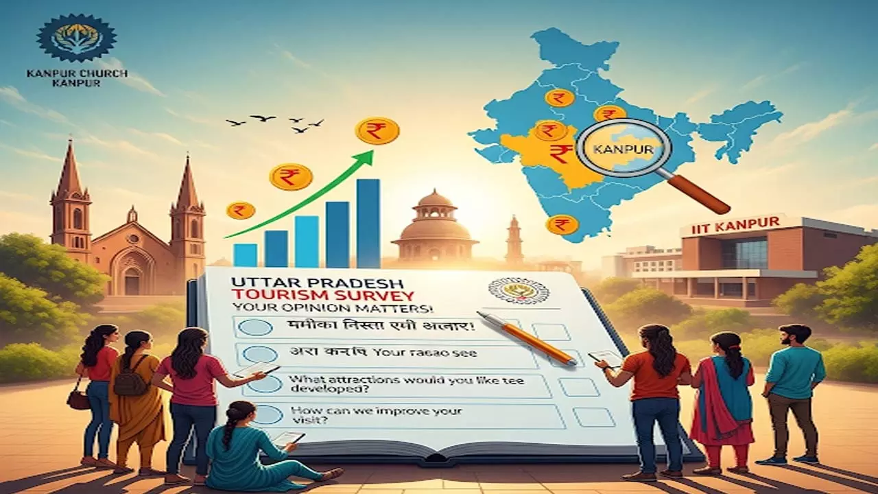 यूपी की अर्थव्यवस्था को बढ़ावा देने के लिए कानपुर में शुरू हुआ बड़ा पर्यटन सर्वे अभियान यूपी की अर्थव्यवस्था को बढ़ावा देने के लिए कानपुर में शुरू हुआ बड़ा पर्यटन सर्वे अभियान