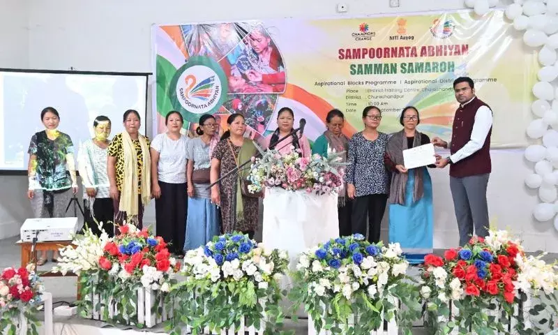 Manipur के लामका दक्षिण ब्लॉक ने विकास संकेतकों में रचा इतिहास