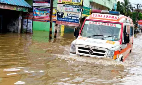 भारी बारिश से बालासोर शहर में बाढ़