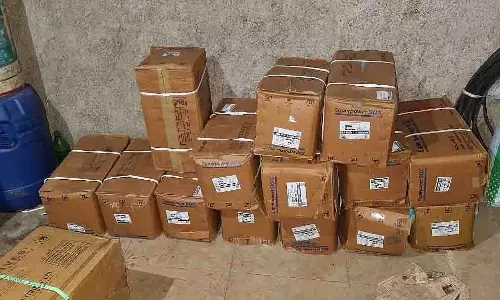 Nashik: पुलिस ने 6,000 से अधिक जिलेटिन की छड़ें और डेटोनेटर जब्त किए Nashik: पुलिस ने 6,000 से अधिक जिलेटिन की छड़ें और डेटोनेटर जब्त किए