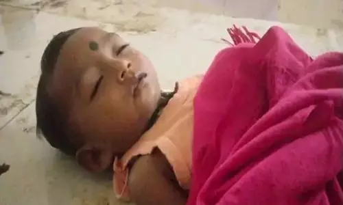 बच्चे के गले में चना अटका, मौत