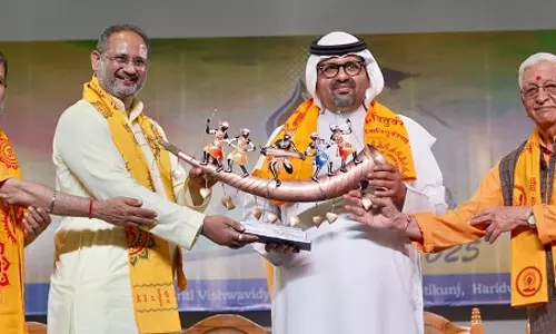 Haridwar: शांतिकुंज ने किया शांति दूत का अभिनंदन