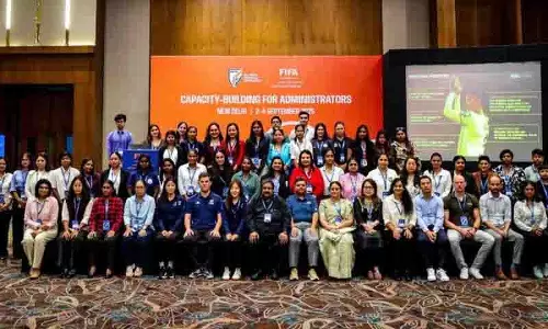 दिल्ली में FIFA महिला कार्यशाला का भव्य आयोजन, प्रमुख विशेषज्ञ शामिल दिल्ली में FIFA महिला कार्यशाला का भव्य आयोजन, प्रमुख विशेषज्ञ शामिल