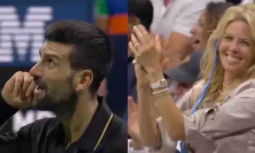 नोवाक जोकोविच ने US Open में 25 शॉट की रैली से ब्रेक प्वाइंट बचाया