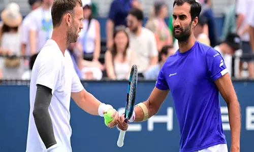 US Open: युकी भांबरी अपने जोड़ीदार माइकल वीनस के साथ पहली बार ग्रैंड स्लैम क्वार्टर फाइनल में पहुंचे