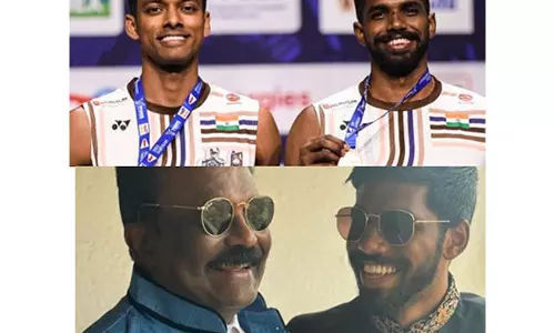 BWF विश्व चैंपियनशिप में कांस्य जीतने के बाद सात्विकसाईराज ने दिवंगत पिता को दी श्रद्धांजलि