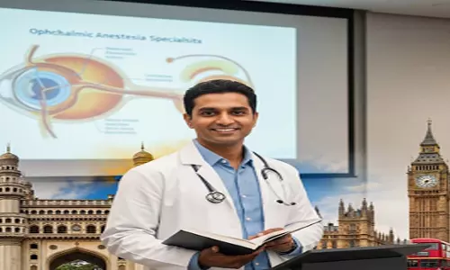 लंदन में ब्रिटिश ऑफ्थैल्मिक एनेस्थीसिया कॉन्फ्रेंस में भारत का प्रतिनिधित्व करेंगे डॉ. राजा नरसिंग राव