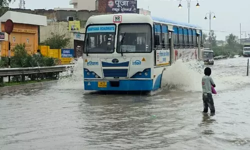 Haryana :  भारी बारिश से अंबाला और कुरुक्षेत्र जलमग्न