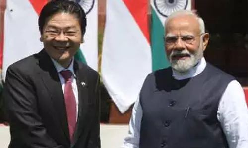 PM मोदी ने सिंगापुर के PM वांग से मुलाकात, हैदराबाद हाउस में द्विपक्षीय वार्ता