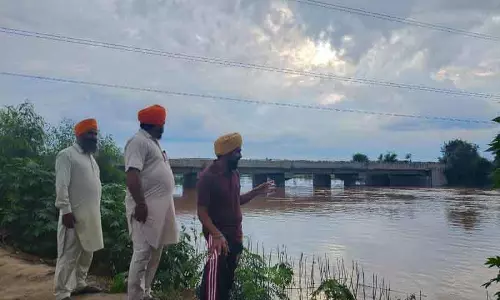 Patiala के गांवों में घग्गर नदी को लेकर अलर्ट के बीच लोग ऊंचे स्थानों पर चले गए