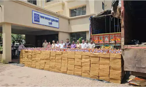 Thane: आबकारी विभाग ने 1.56 करोड़ रुपये की शराब जब्त की, चालक गिरफ्तार