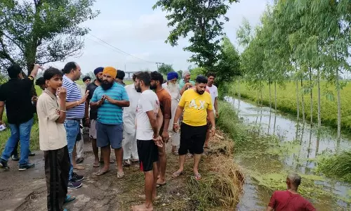 Haryana : घग्गर नदी खतरे के निशान के करीब, कैथल के 30 गांव हाई अलर्ट पर
