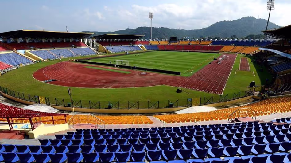 सरुसजाई स्टेडियम का नाम बदलकर Assam के खेल दिग्गज भोगेश्वर बरुआ के नाम पर रखा गया सरुसजाई स्टेडियम का नाम बदलकर Assam के खेल दिग्गज भोगेश्वर बरुआ के नाम पर रखा गया