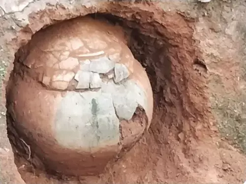 Kozhikode के नारिक्कुनी में सड़क कार्यों के दौरान प्राचीन नन्ननगाड़ियों का पता चला