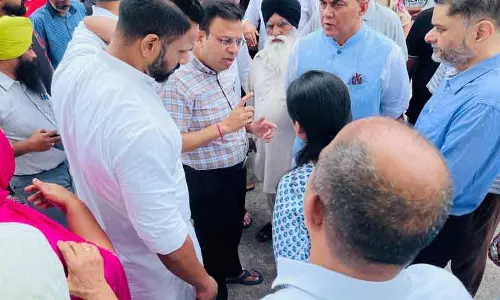 MP Chabbewal ने बाढ़ प्रभावित फगवाड़ा गांवों का दौरा किया, राहत का वादा किया