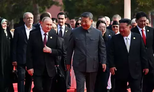 China: सैन्य परेड किसी के उद्देश्य से नहीं, अमेरिका के खिलाफ गठबंधन से इनकार
