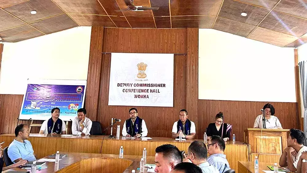 Nagaland : वोखा में डीडीओ और हितधारकों के लिए जीएसटी प्रशिक्षण Nagaland : वोखा में डीडीओ और हितधारकों के लिए जीएसटी प्रशिक्षण