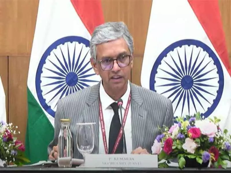 ट्रंप टैरिफ पर सिंगापुर से चर्चा नहीं, फोकस आपूर्ति श्रृंखला में विविधता और लचीलापन: विदेश मंत्रालय ट्रंप टैरिफ पर सिंगापुर से चर्चा नहीं, फोकस आपूर्ति श्रृंखला में विविधता और लचीलापन: विदेश मंत्रालय