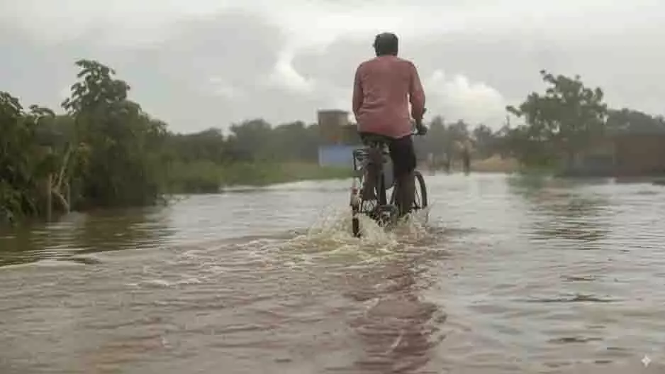 Odisha: भारी बारिश से नदियां उफान पर, बाढ़ का खतरा मंडरा रहा Odisha: भारी बारिश से नदियां उफान पर, बाढ़ का खतरा मंडरा रहा