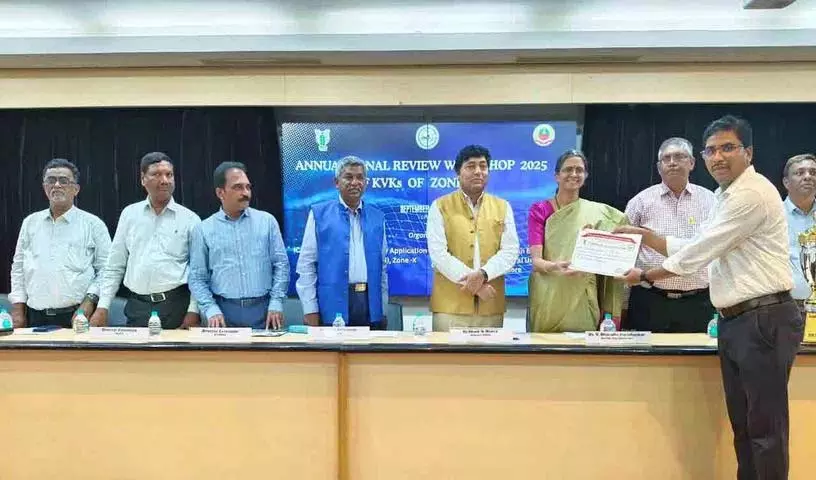 Zaheerabad डीडीएस कृषि विज्ञान केंद्र को राष्ट्रीय स्तर पर चार पुरस्कार Zaheerabad डीडीएस कृषि विज्ञान केंद्र को राष्ट्रीय स्तर पर चार पुरस्कार