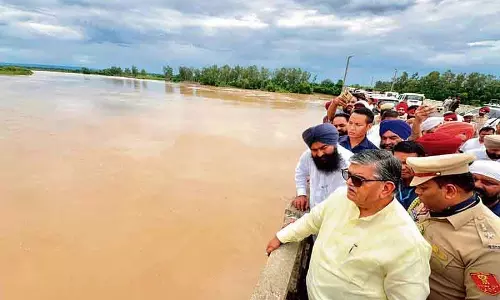 Punjab के राज्यपाल ने धुस्सी बांध का निरीक्षण किया
