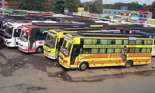 Tamil Nadu में निजी ओमनी बसों द्वारा अधिक किराया वसूलने पर अंकुश लगाने के लिए विशेष टीमें तैनात Tamil Nadu में निजी ओमनी बसों द्वारा अधिक किराया वसूलने पर अंकुश लगाने के लिए विशेष टीमें तैनात