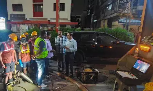 GHMC ने तूफानी नालों की सफाई और बाढ़ को कम करने के लिए रोबोटिक मशीनों का परीक्षण किया