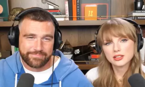 Taylor Swift का सुपर बाउल शो ट्रैविस केल्सी के बिग गेम से मेल खाता है Taylor Swift का सुपर बाउल शो ट्रैविस केल्सी के बिग गेम से मेल खाता है
