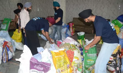 Karnal के लोगों ने बाढ़ प्रभावित पंजाब की मदद के लिए हाथ बढ़ाया