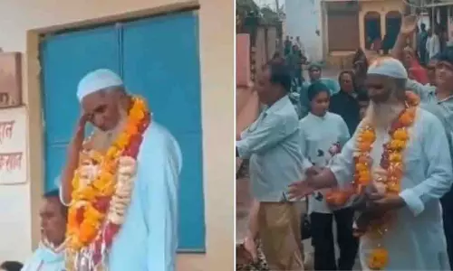MP: 43 वर्षों की सेवा के बाद सरकारी स्कूल शिक्षक हुए सेवानिवृत्त
