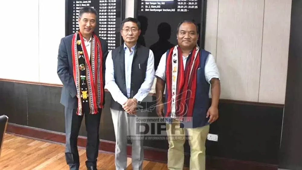 Nagaland :  भारतीय राजदूतों की मुख्य सचिव से मुलाकात में सहयोग पर चर्चा