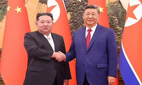Kim ने शी जिनपिंग को उत्तर कोरिया के चीन की संप्रभुता और क्षेत्रीय हितों के समर्थन का दिया आश्वासन