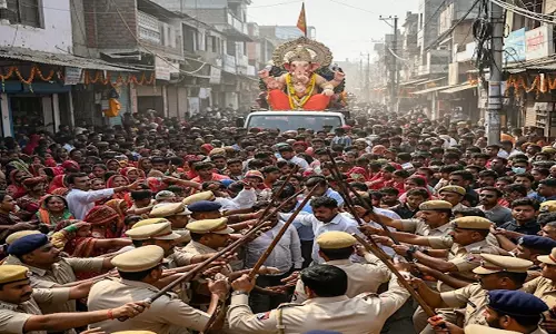 उज्जैन के महिदपुर में गणेश जुलूस के दौरान विवाद
