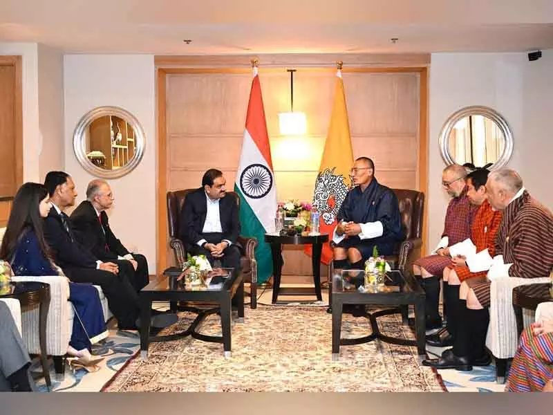 भूटान में 570 मेगावाट जल परियोजना लगाएंगे अडानी पावर और ड्रुक ग्रीन भूटान में 570 मेगावाट जल परियोजना लगाएंगे अडानी पावर और ड्रुक ग्रीन