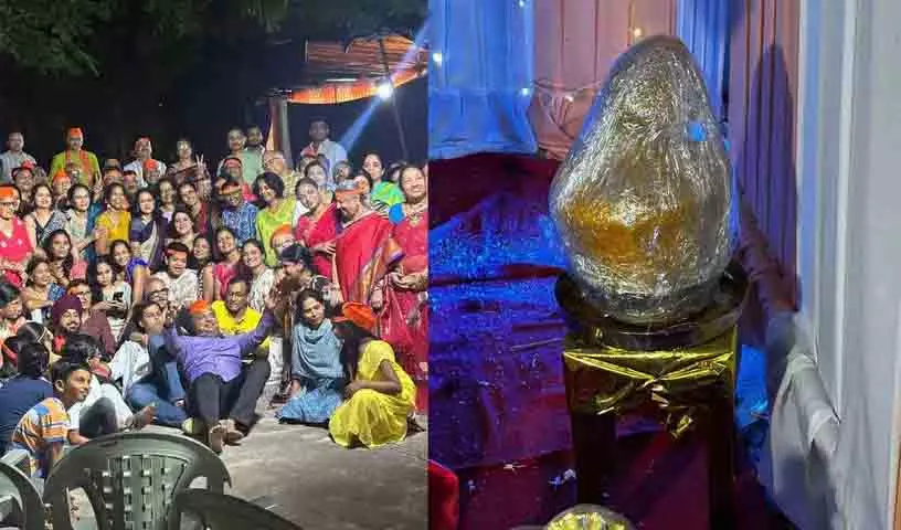 Hyderabad: रिचमंड विला गणेश लड्डू रिकॉर्ड 2.32 करोड़ रुपये में नीलाम Hyderabad: रिचमंड विला गणेश लड्डू रिकॉर्ड 2.32 करोड़ रुपये में नीलाम