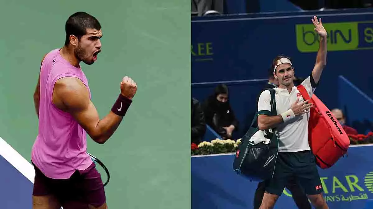 Djokovic पर जीत के बाद अल्काराज़ ने शेयर की फेडरर की प्रेरणादायक सलाह Djokovic पर जीत के बाद अल्काराज़ ने शेयर की फेडरर की प्रेरणादायक सलाह