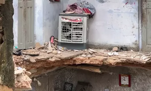 4 मंजिला हवेली ढही, दो लोगों की मौत