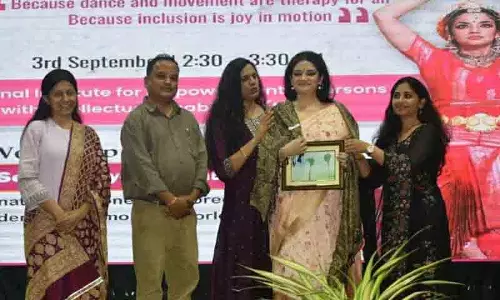 NIEPID ​​में बौद्धिक विकलांग बच्चों के लिए नृत्य चिकित्सा सत्र आयोजित किया गया