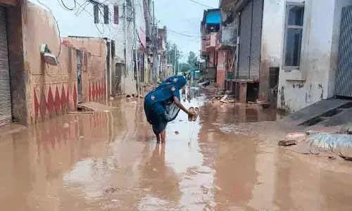 टांगरी नदी का जलस्तर घटा, Ambala के कुछ इलाके अभी भी जलमग्न