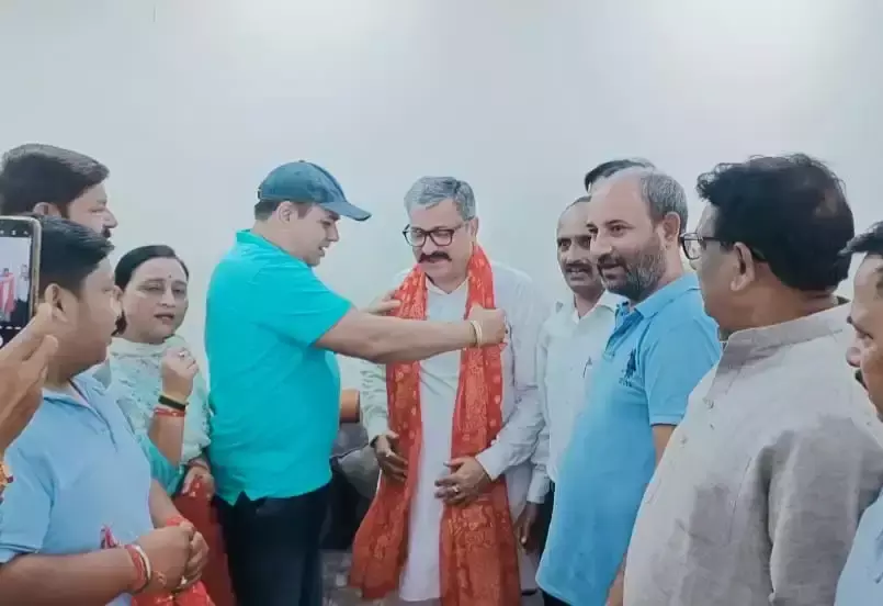 Jammu: ज़ोरावर सिंह को भाजपा ओबीसी मोर्चा ने किया सम्मान
