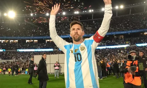Messi: वेनेजुएला पर 3-0 जीत की रात भावनाओं से भरपूर रही Messi: वेनेजुएला पर 3-0 जीत की रात भावनाओं से भरपूर रही