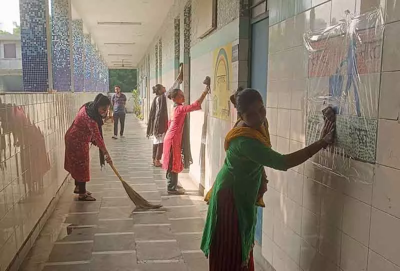 एमसीडी स्कूलों की स्टार पीटीएम में सीखने के टिप्स, परिसर की सफाई एमसीडी स्कूलों की स्टार पीटीएम में सीखने के टिप्स, परिसर की सफाई