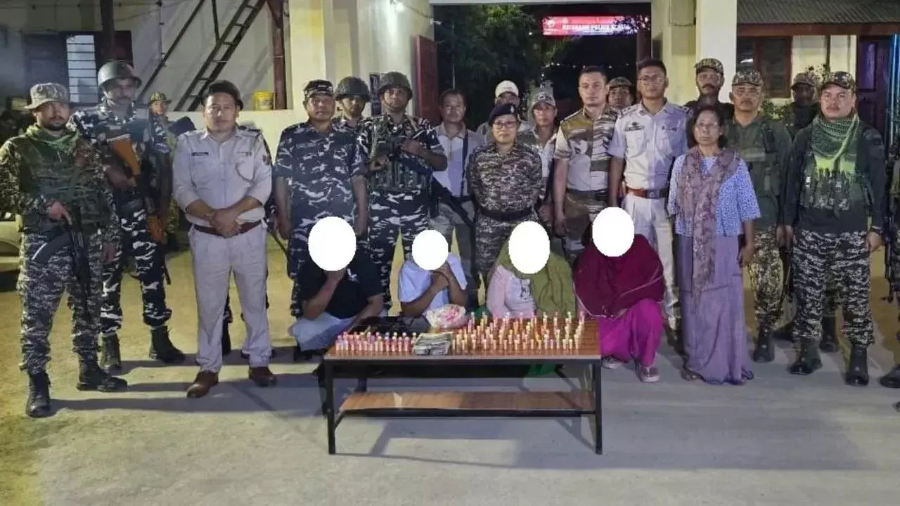 Manipur में ‘जबरन वसूली’ गतिविधियों के लिए 5 उग्रवादी गिरफ्तार
